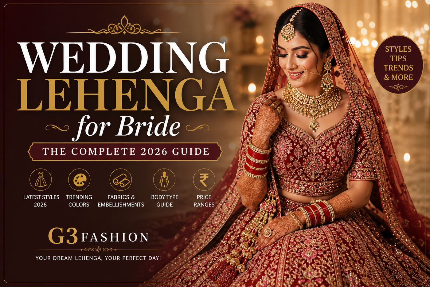 Wedding Lehenga for Bride: The Complete 2026 Guide