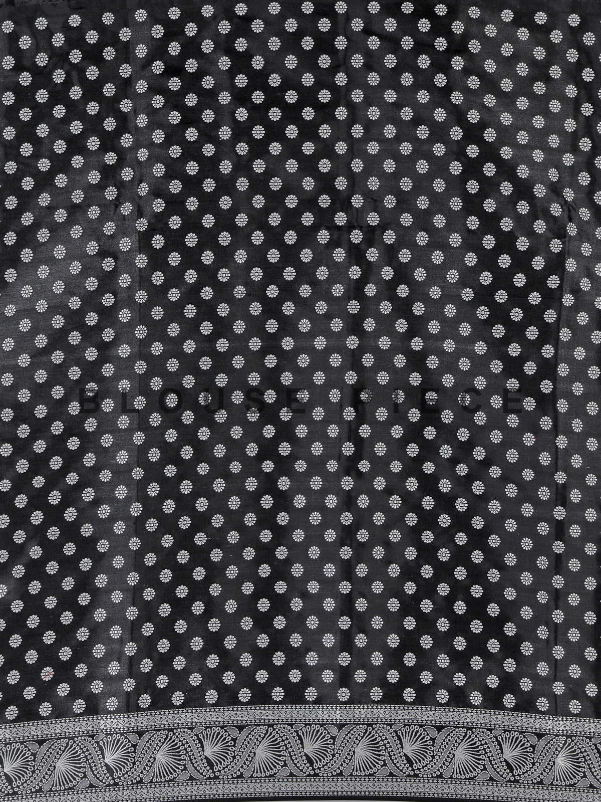 Black thread work banarasi silk saree