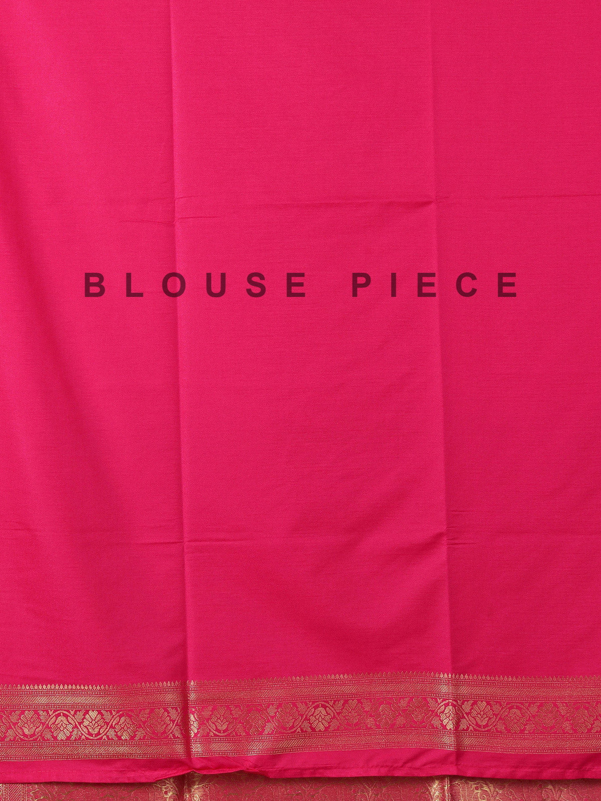 Gajari pink semi silk zari work saree