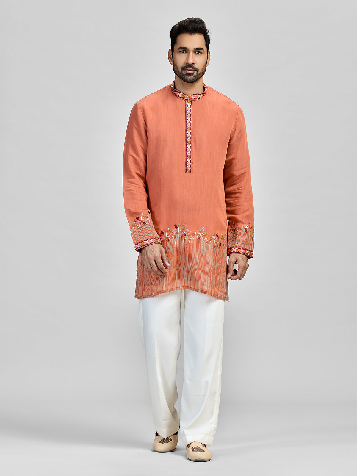 Rust orange silk opulence celebration edit
