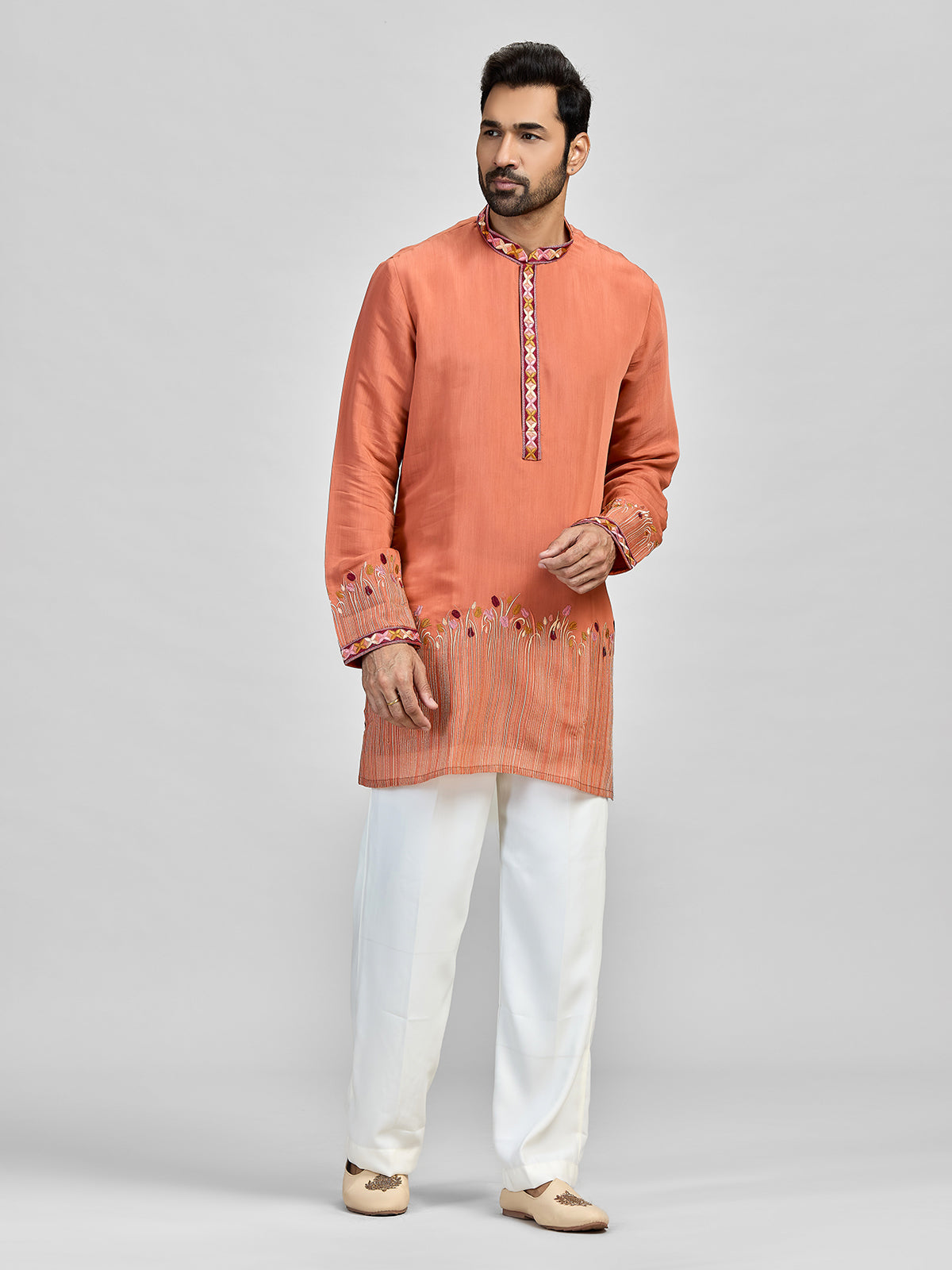 Rust orange silk opulence celebration edit
