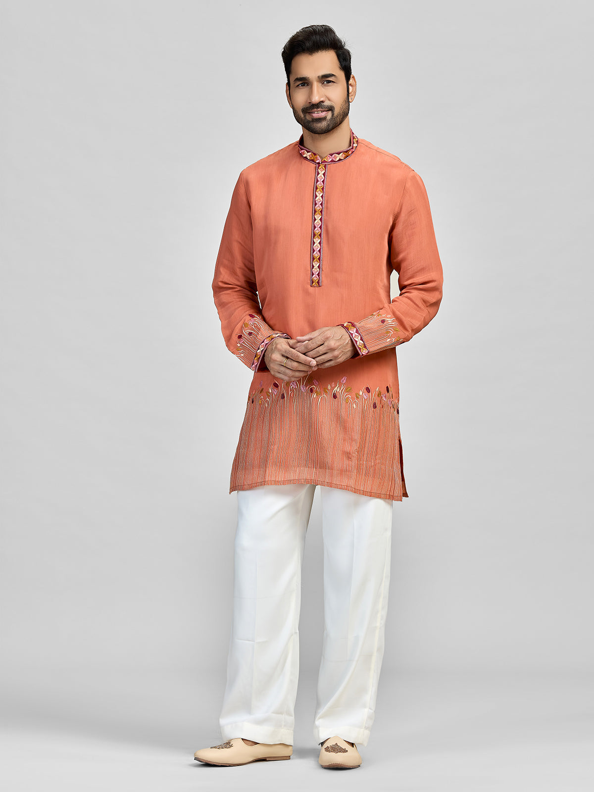 Rust orange silk opulence celebration edit