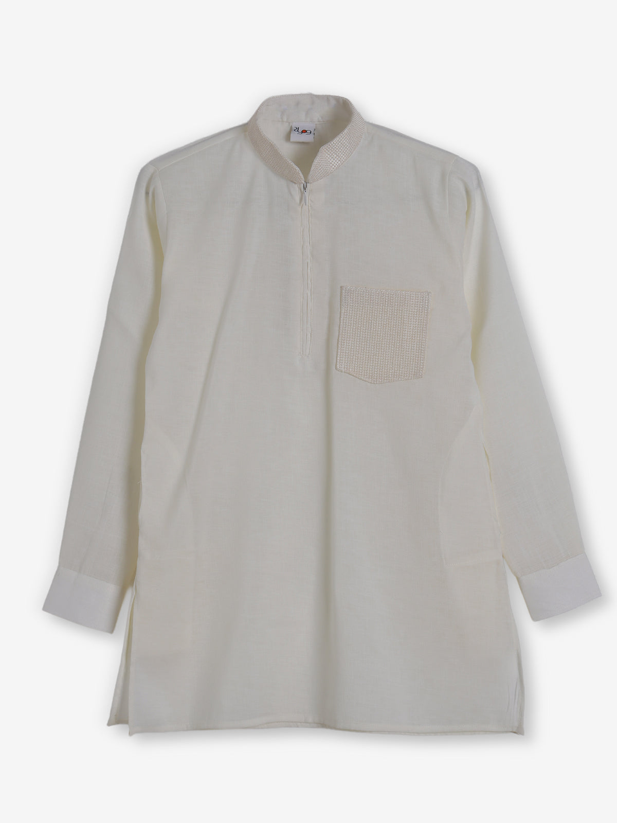 Cream cotton linen festive eid pathani suit