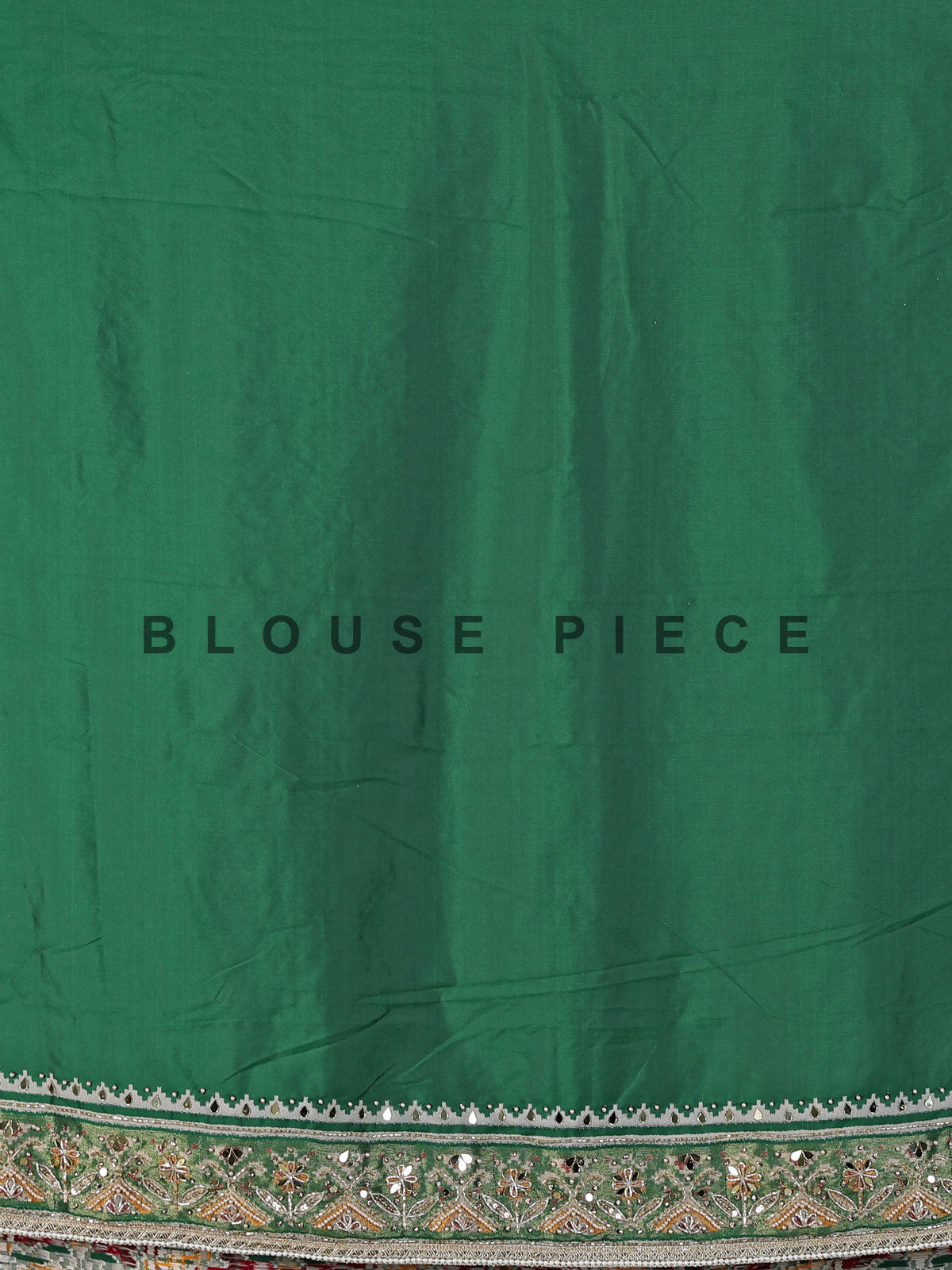 Green art patola silk saree with elephant motif design
