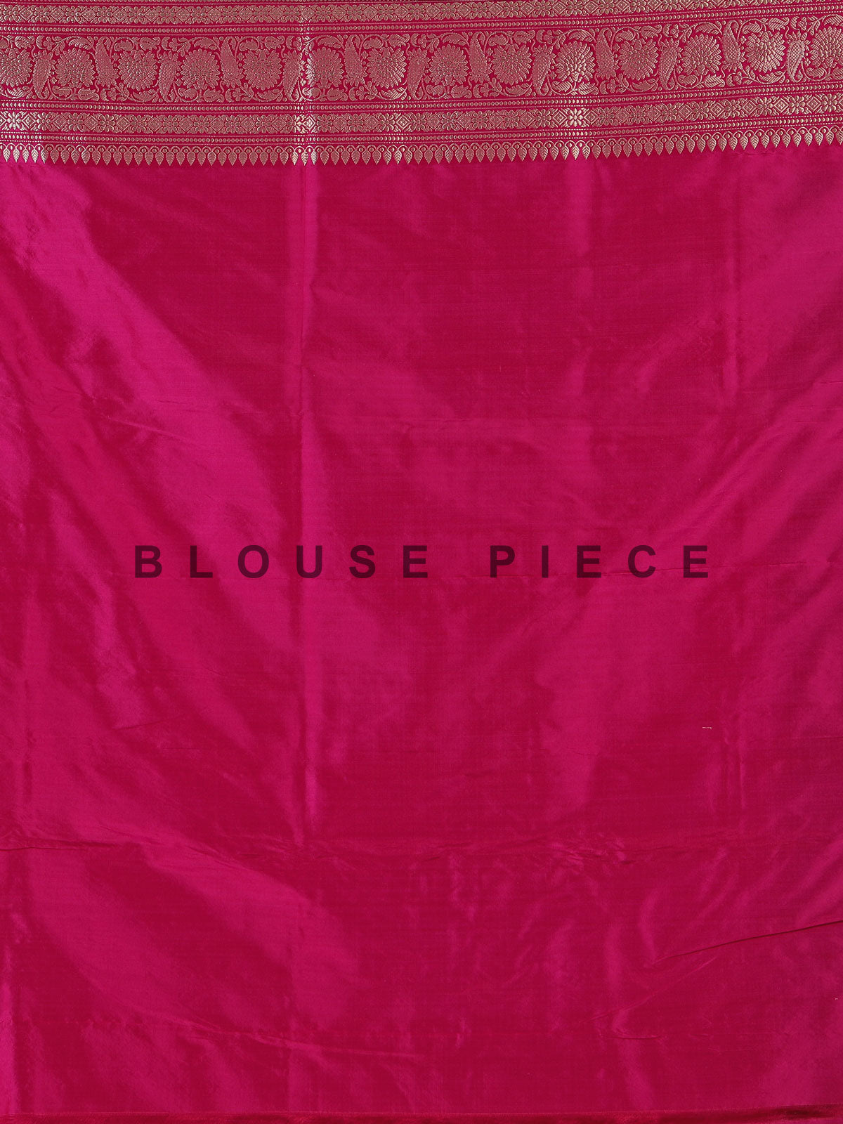 Rani pink banarasi silk saree perfect for wedding celebrations