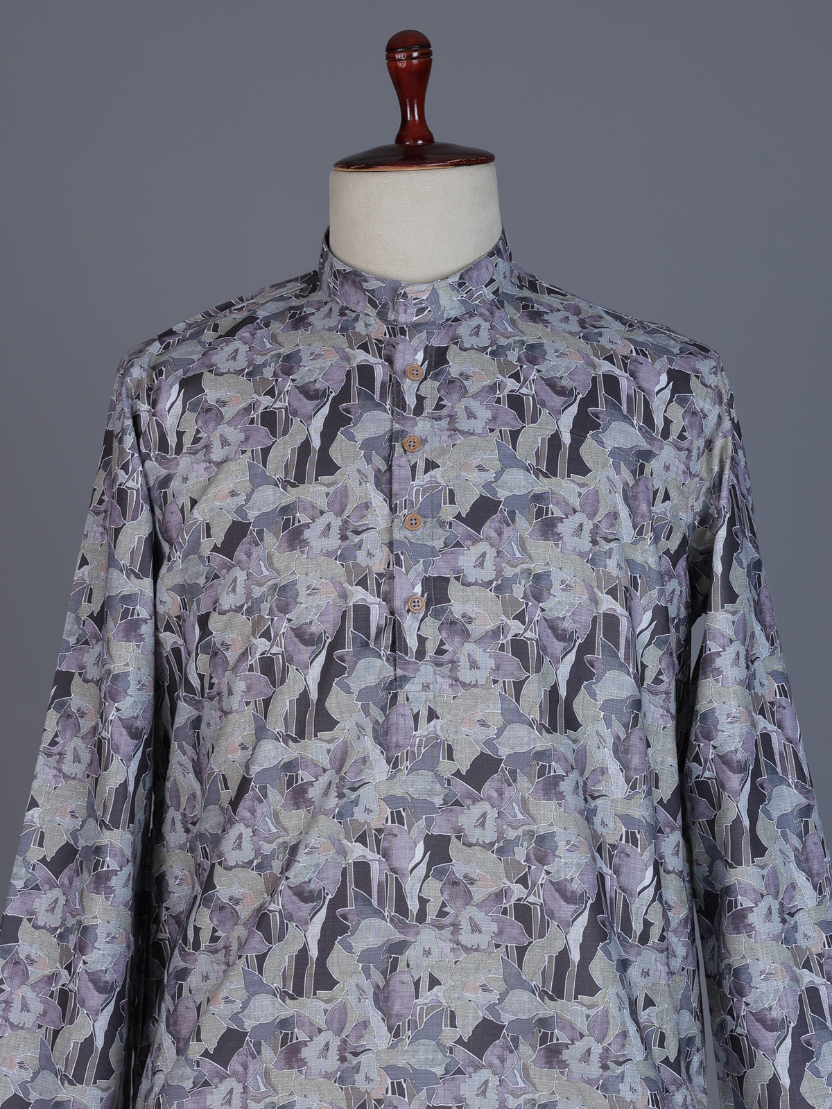 Multicolor cotton printed kurta suit for men