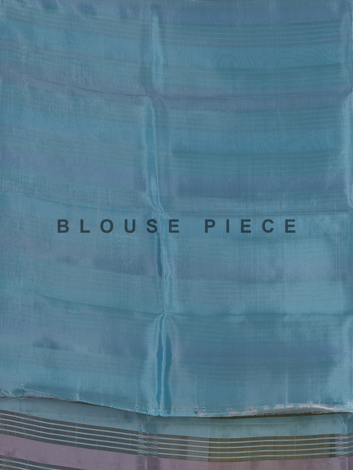 Sky blue striped organza saree for festive sangeet grace