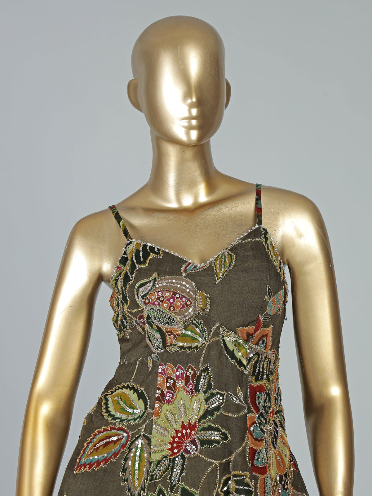 Mehendi green floral palazzo suit for wedding