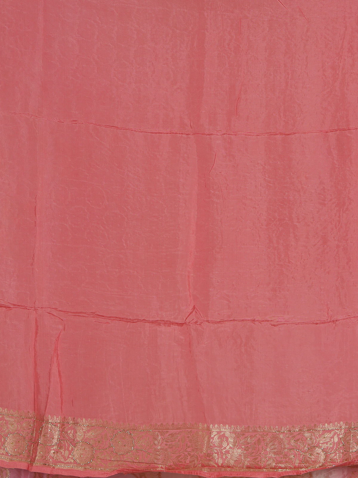 Beautiful pink shaded dola silk saree for wedding celebrations