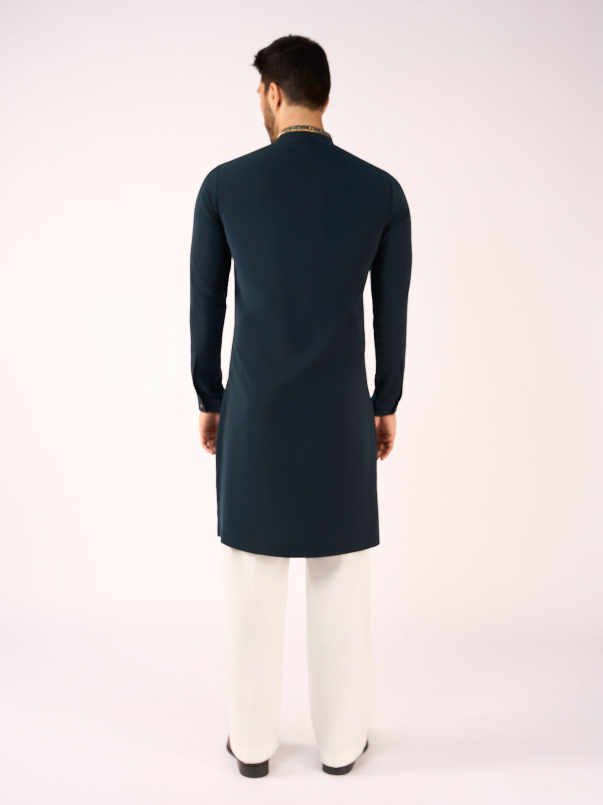Rama blue terry rayon royal festive attire for men