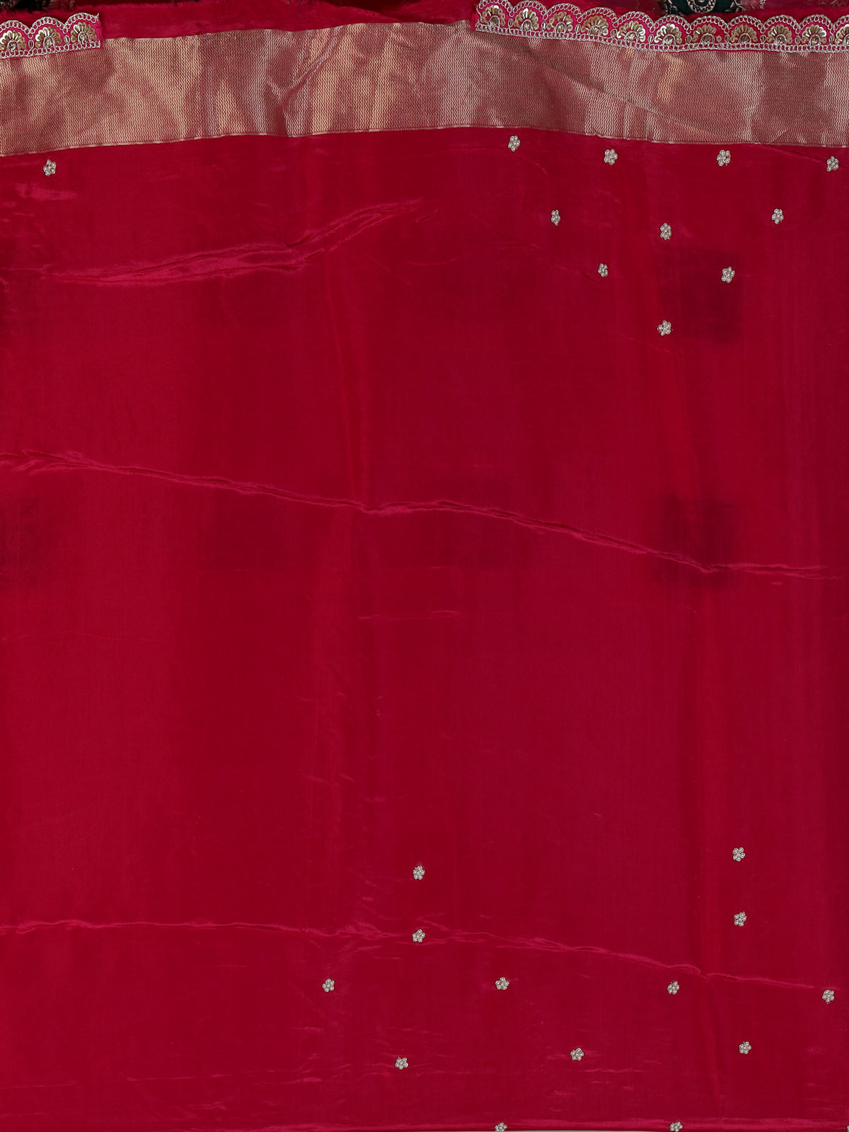 Rani dola silk designer celebration saree