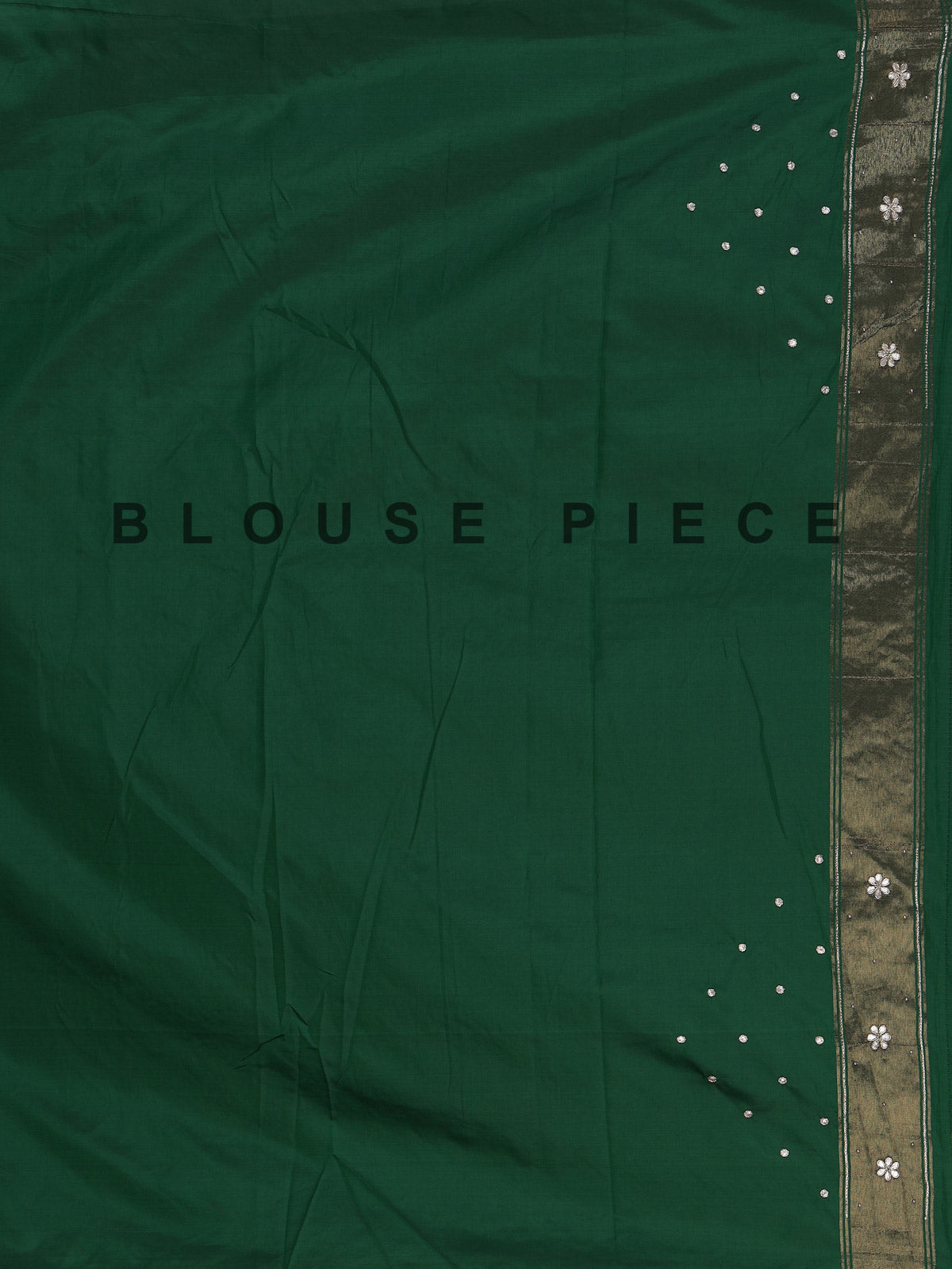 Green art patola silk saree with rich zardosi handwork