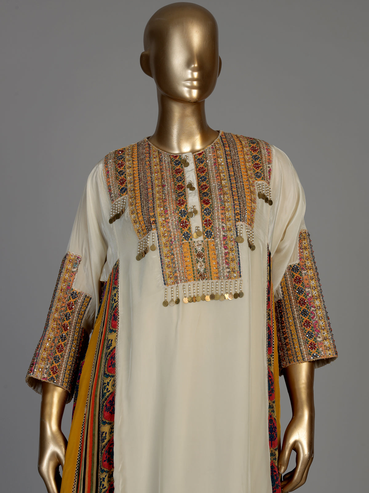 White women embellished modal silk pant suit