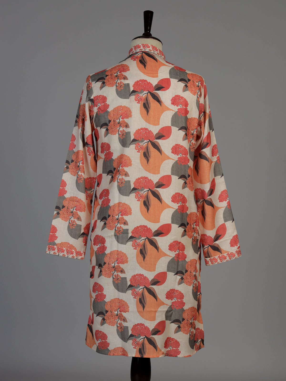 Multi men abstract floral kurta suit