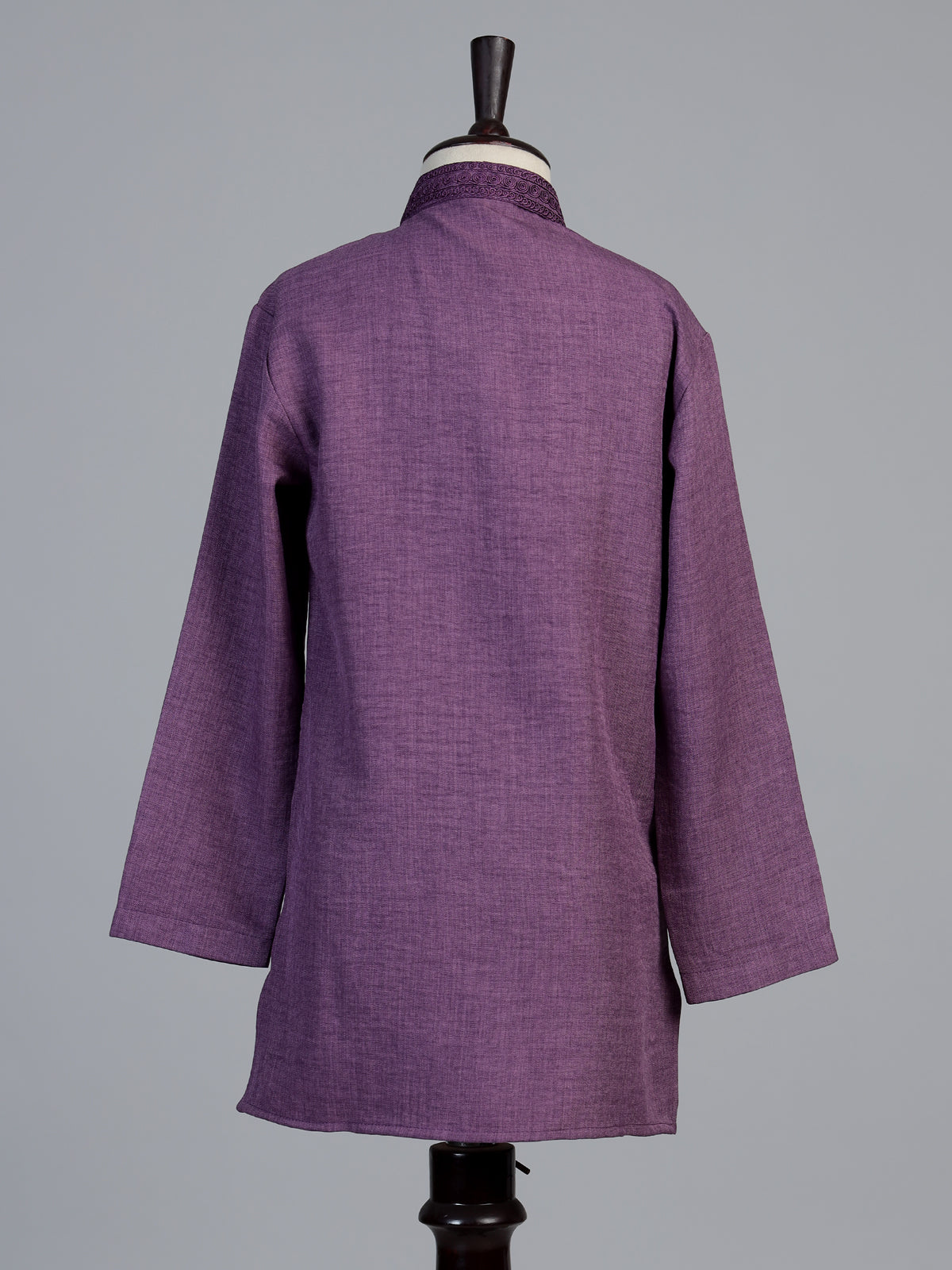 Wine kashmiri paisley boys kurta suit