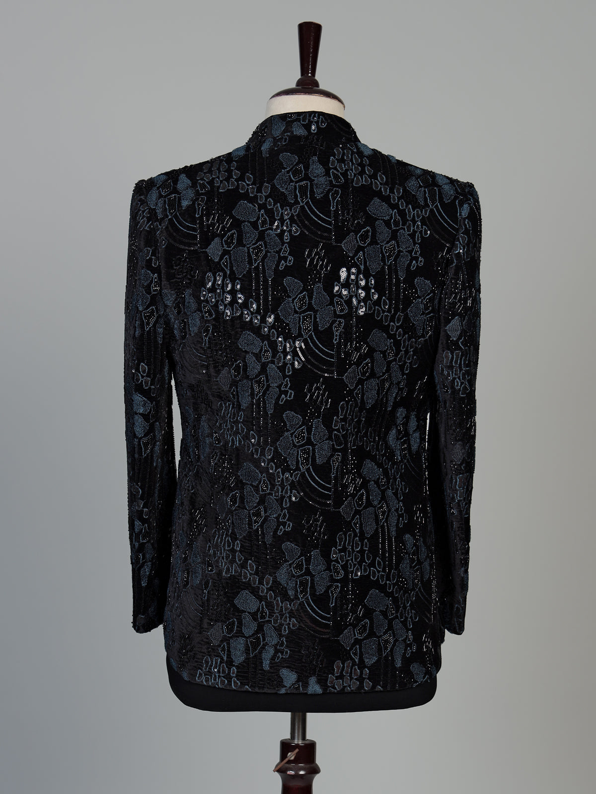 Navy blue premium mens indo western