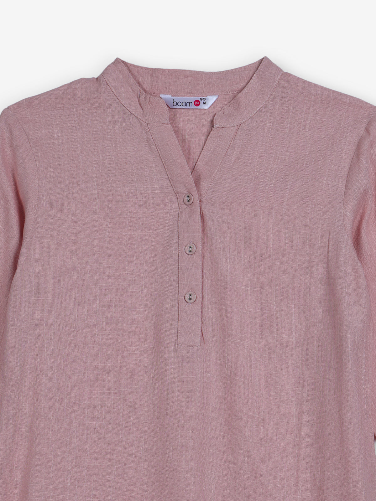 Light pink womens feminine short kurti