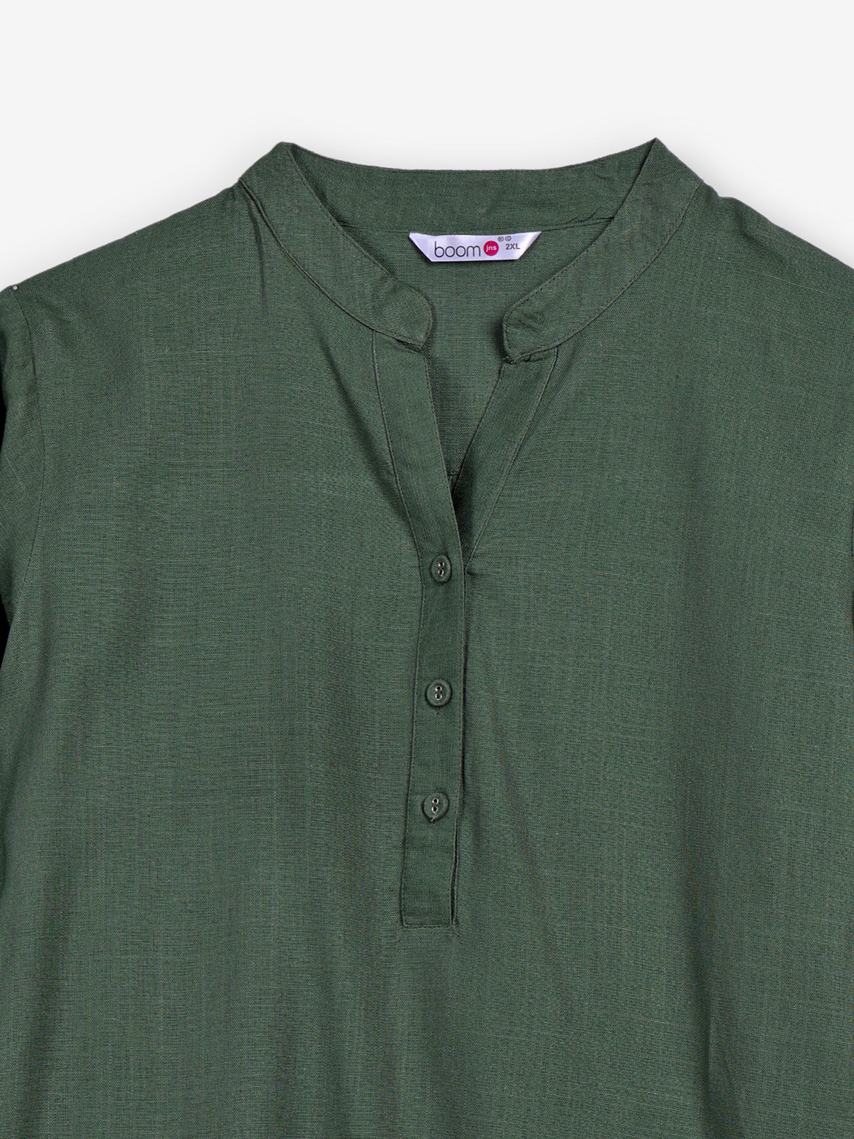 Pista green womens chic short kurti