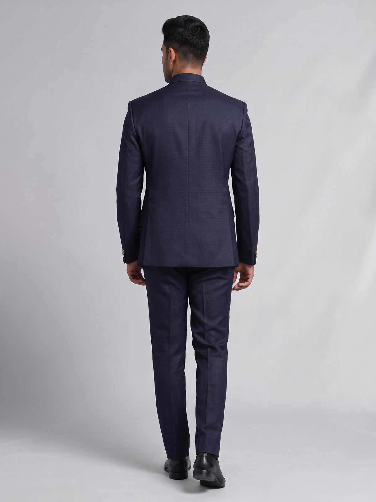 Navy blue heritage mens jodhpuri suit