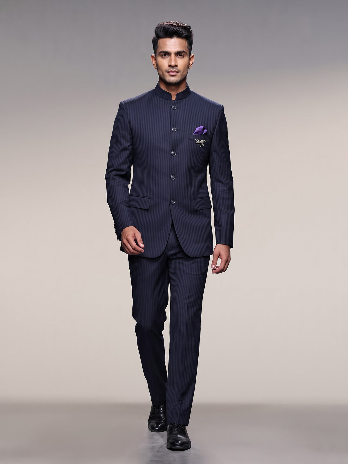 Blue statement mens jodhpuri suit