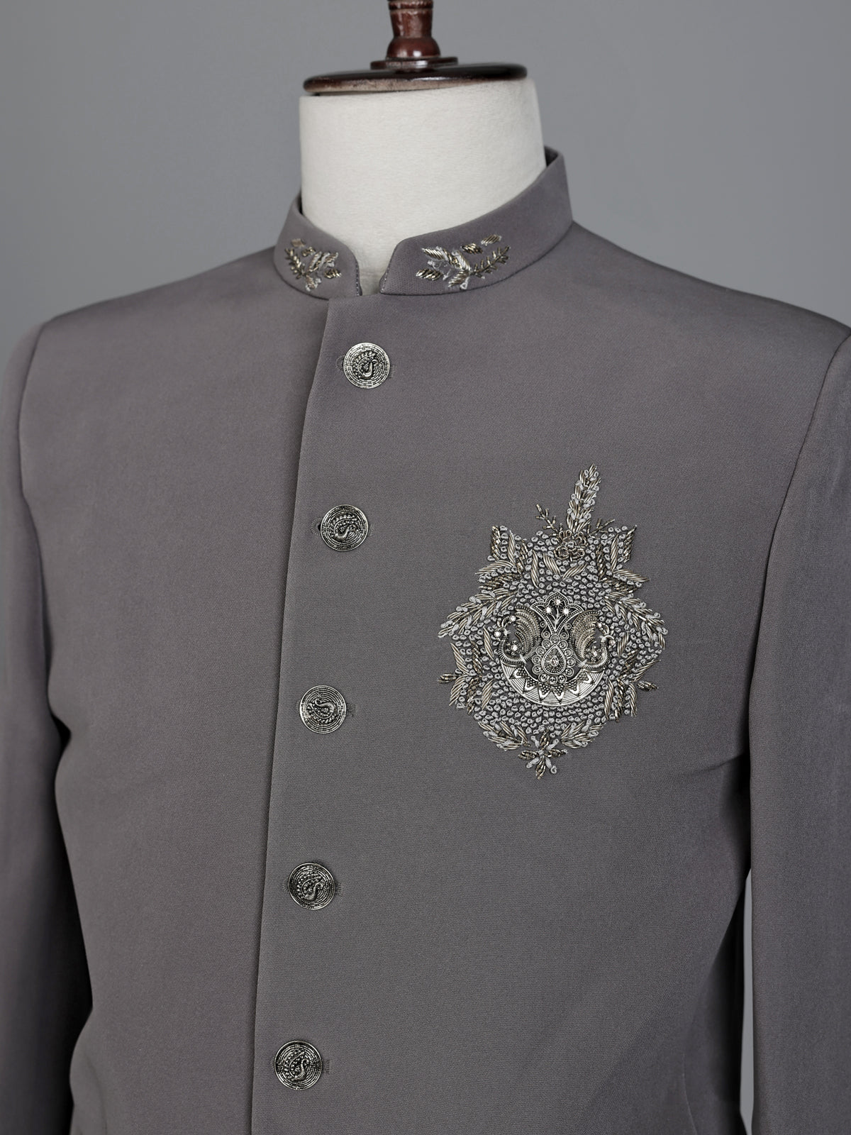Dusty lavender royal mens jodhpuri suit