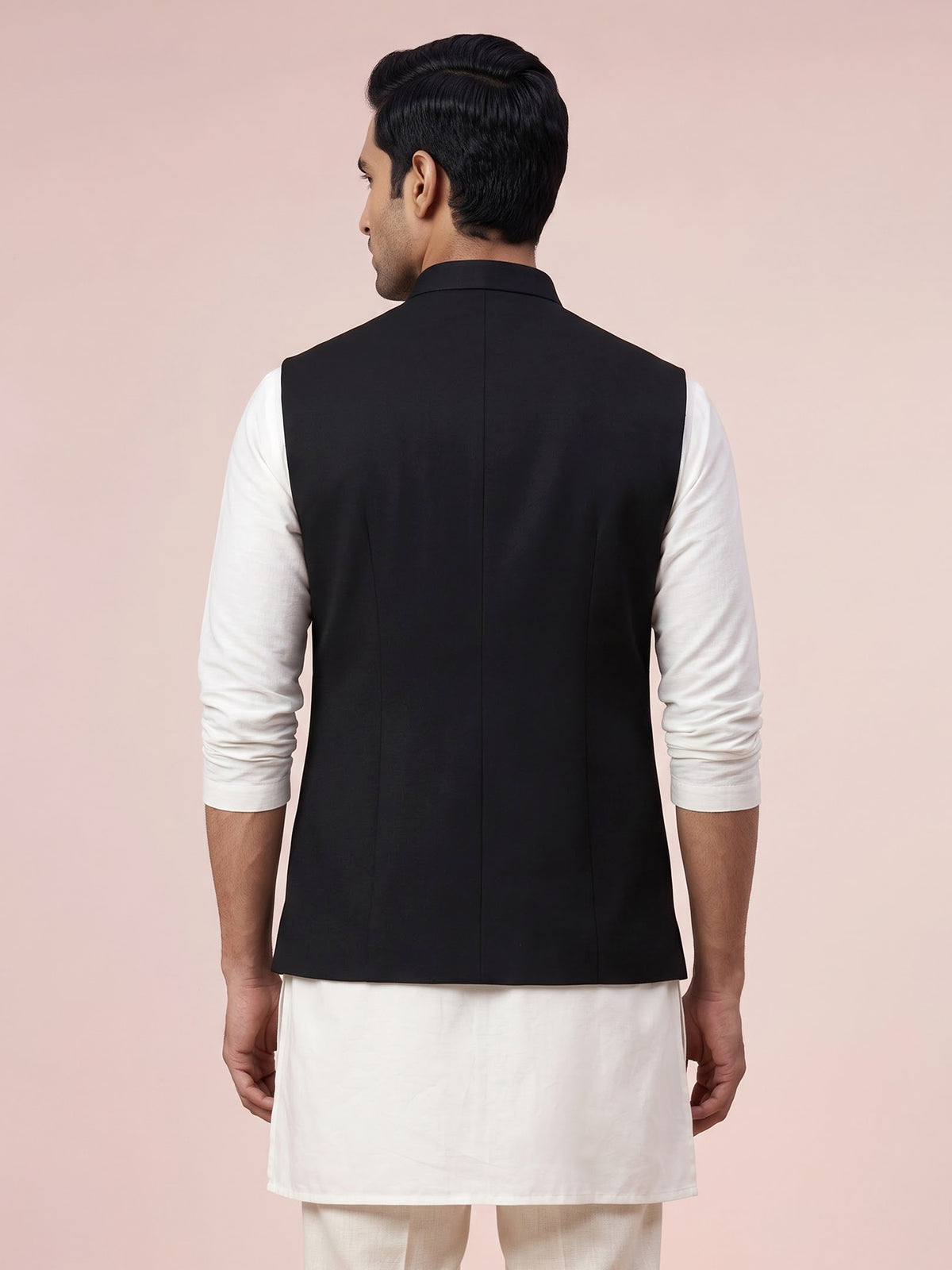 Black royal mens waistcoat