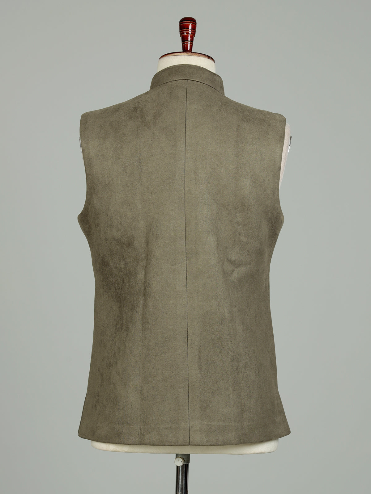 Mehendi olive premium mens waistcoat