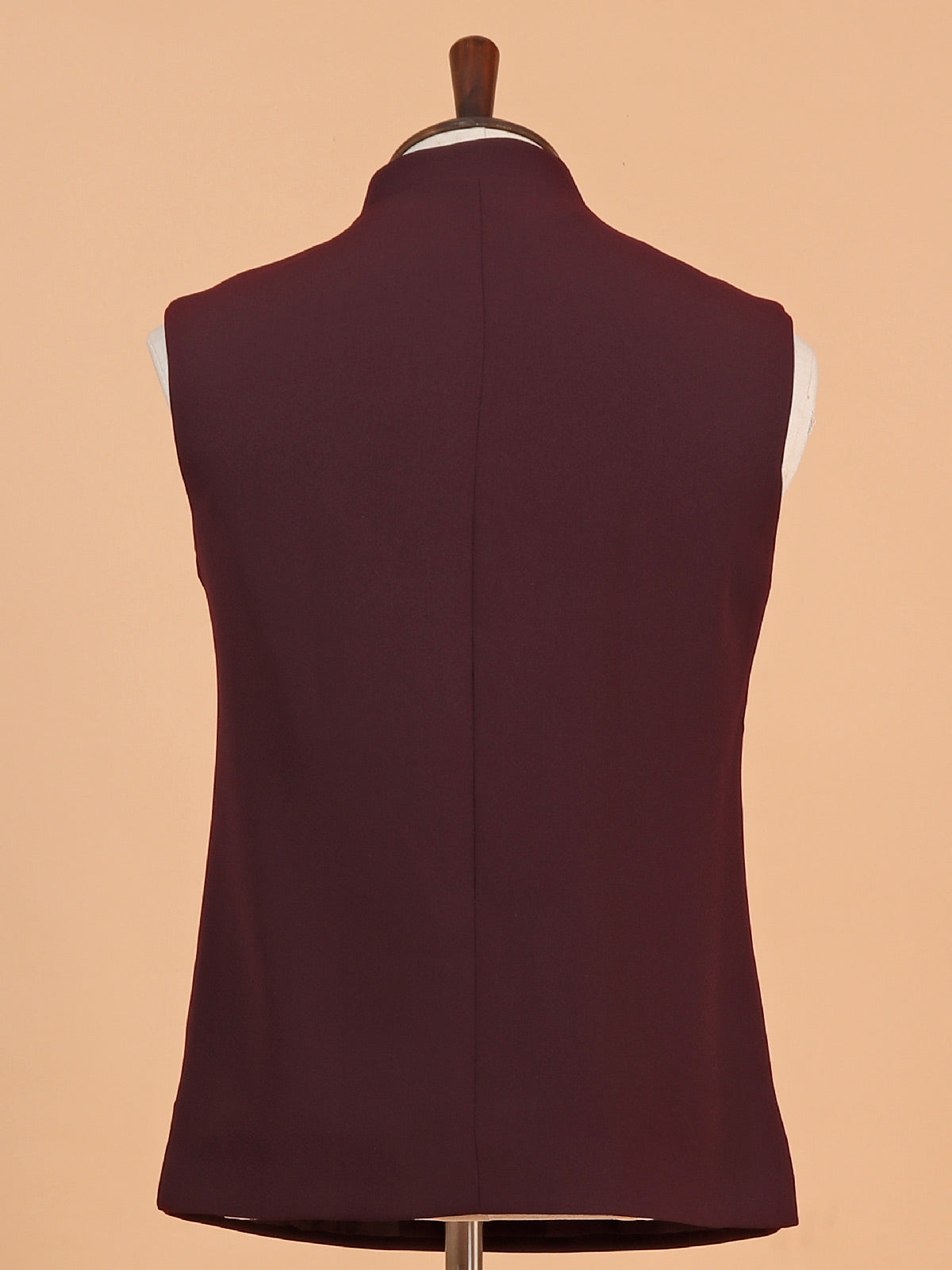 Stunning maroon terry rayon waistcoat