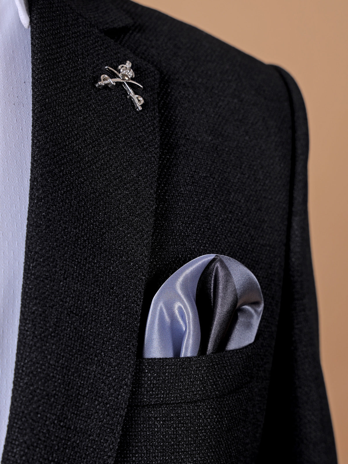 Stunning terry rayon blazer in black