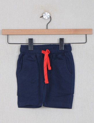 Indian Terrain blue colored cotton shorts for boys