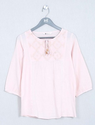 Cotton top for women in pink