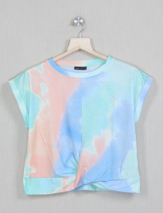 Deal multicolor top for women in cotton
