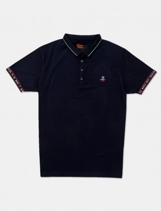 Deepee navy solid t-shirt