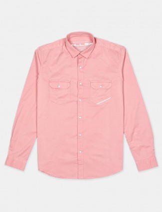 Killer presented solid pink shirt for mens
