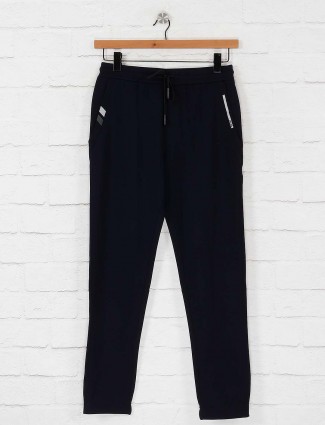 Maml presented navy solid track pant