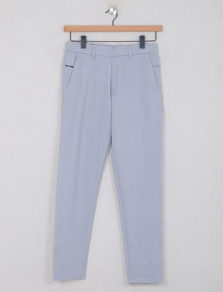 Maml solid grey color track pant