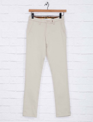 Sixth Element solid cream hued trouser