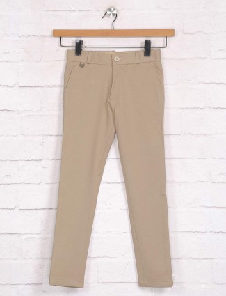 Zillian khaki trouser in cotton for boys