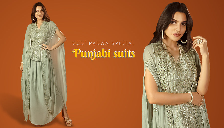 Gudi Padwa Look-book : Punjabi suits for regular wear