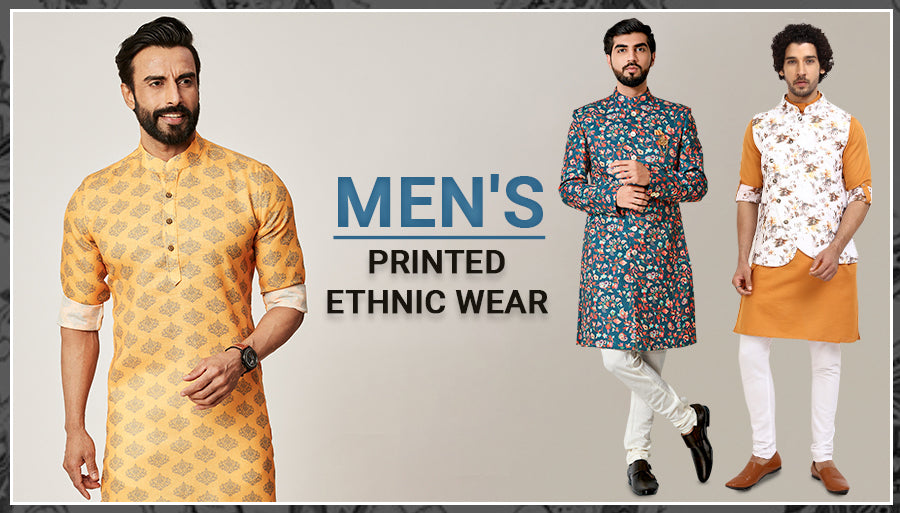 Printed Ethnic Wear for Men: Stylish Outfits for Weddings