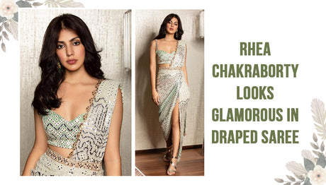 Rhea Chakraborty in Draped Saree