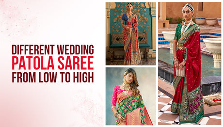 Different Wedding Patola Sarees Collection from Low to High