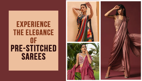 Experience the Elegance of Pre-Stitched Sarees