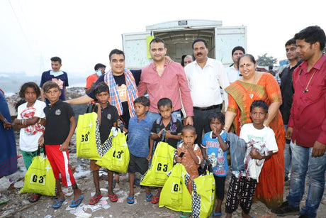 G3+ Store Surat Giveaway Diwali Gifts to Over 300 Slum Children