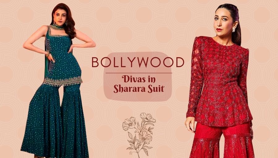 Celebs Approved Stylish Sharara Suit