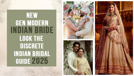 New Gen Modern Indian Bride Look - The Discrete Indian Bridal Guide 2025