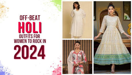 Off-Beat Holi Outfits for Women to Rock 2024