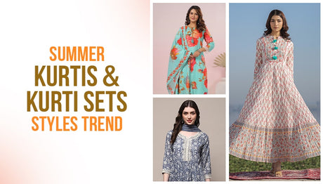 Summer Kurtis & Kurti Sets Styles Trend 2024