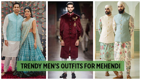 Mens Mehendi Outfit ideas for Wedding
