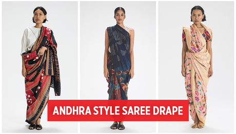 Different Andhra Styles Saree Draping
